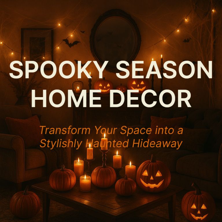 Spooky Season Home Décor: Transform Your Space into a Stylishly Haunted Hideaway