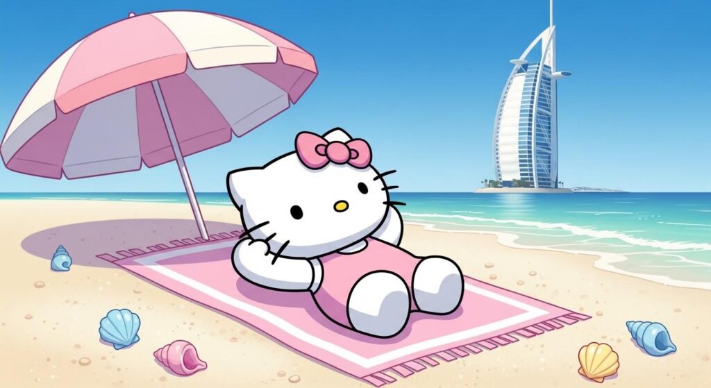 Hello Kitty Tour in Dubai – A Kawaii Adventure with a Luxury View 🌸