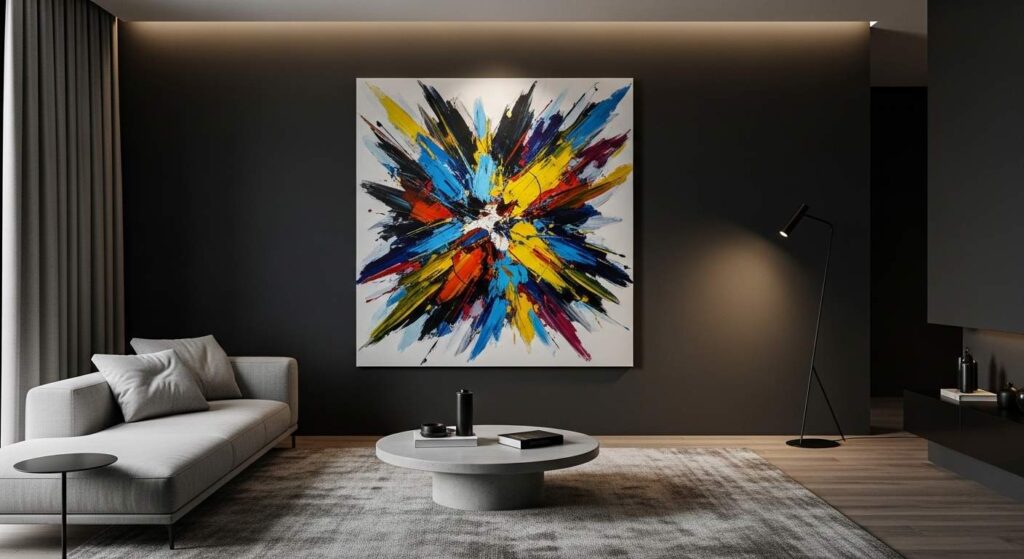 10 Creative Ideas for a Colorful Room Wall with a Painting